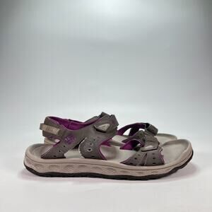 Columbia Techsun III Gray Purple Outdoor Hiking Sandals BL4398-255 Womens Size 9